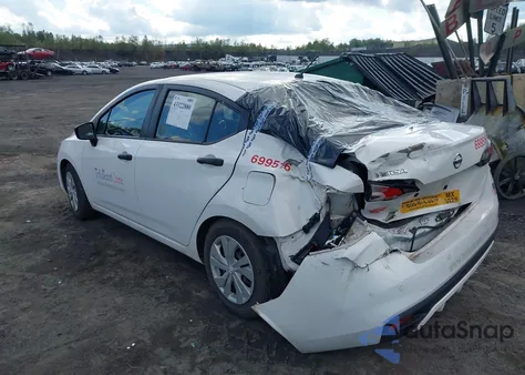 2020 Nissan Versa S Xtronic Cvt из США, поврежденный, VIN 3N1CN8DV9LL836323